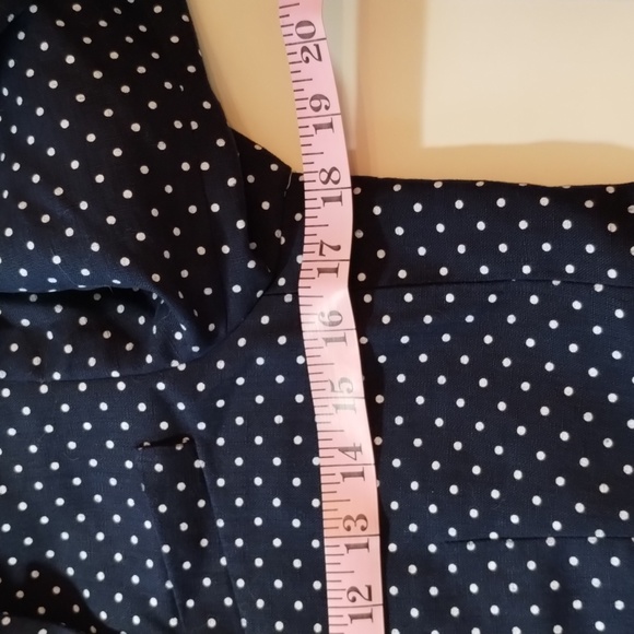 JCrew Polka Dot Regeant Navy Blazer - Picture 6 of 12